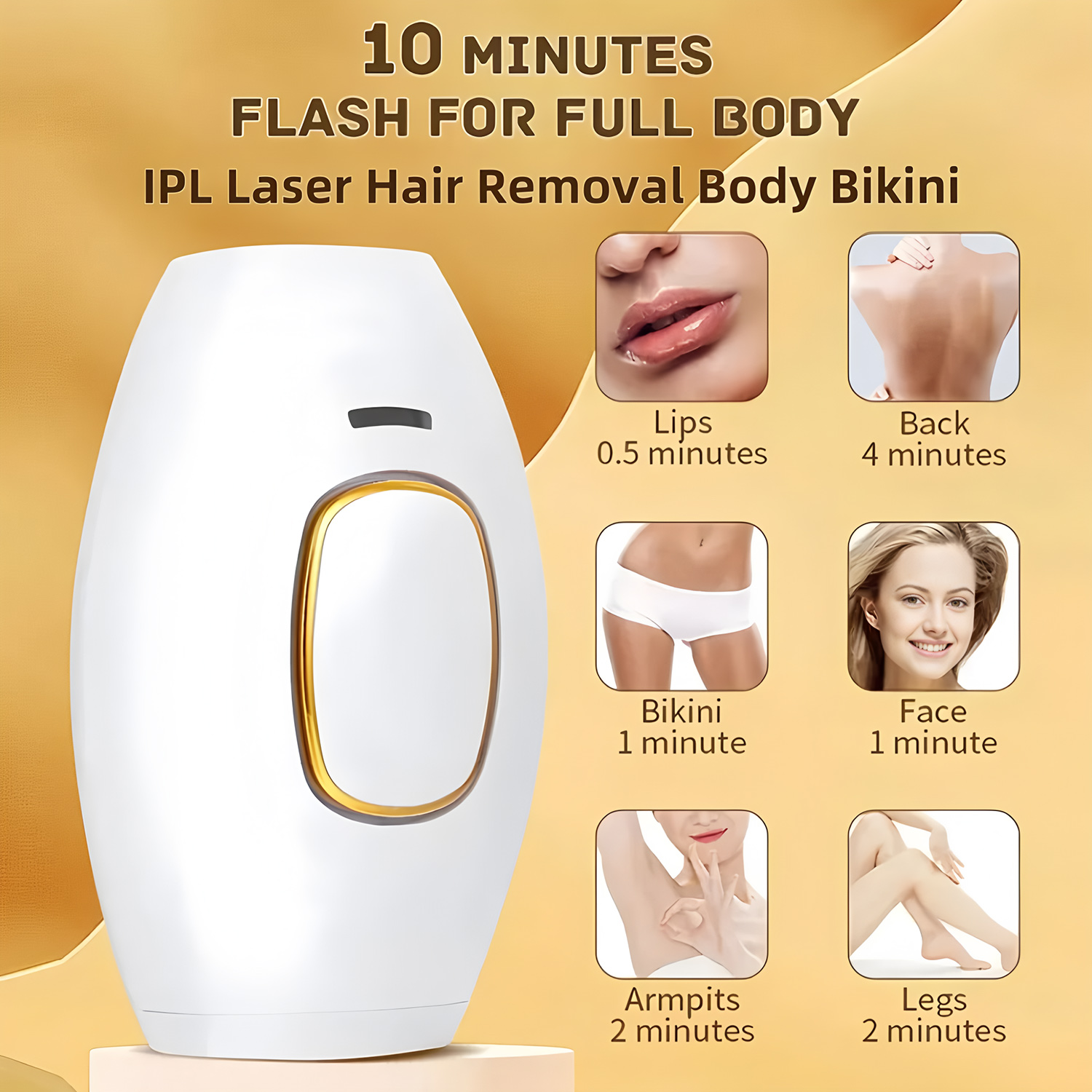 Industrial Laser Removal - Elektryczny depilator laserowy z wtyczką EU,