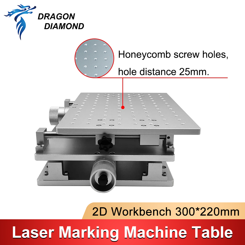 Co2 Laser Engraving Machine - Stół roboczy 2D 300*220mm, 2-osiowy aluminiowy