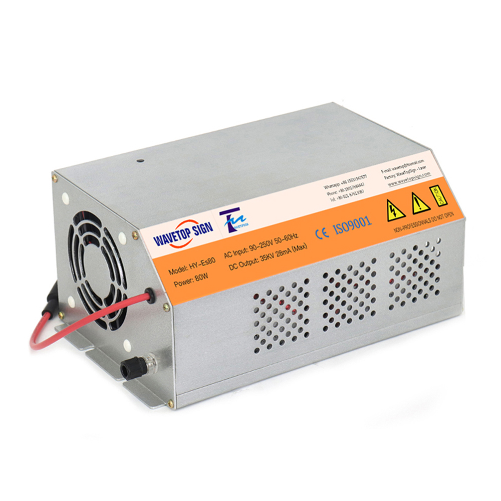 Co2 Laser Engraving Machine - Zasilacz laserowy CO2 80-100W HY-Es80 do