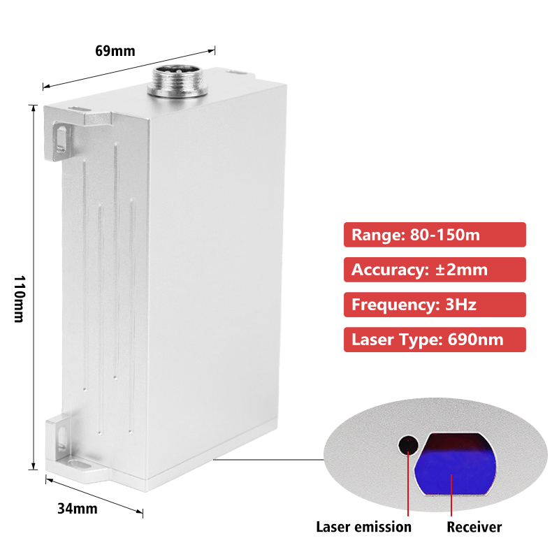 Nowy przemysłowy laserowy czuj – Industrial Laser Distance Sensor recenzja i cena