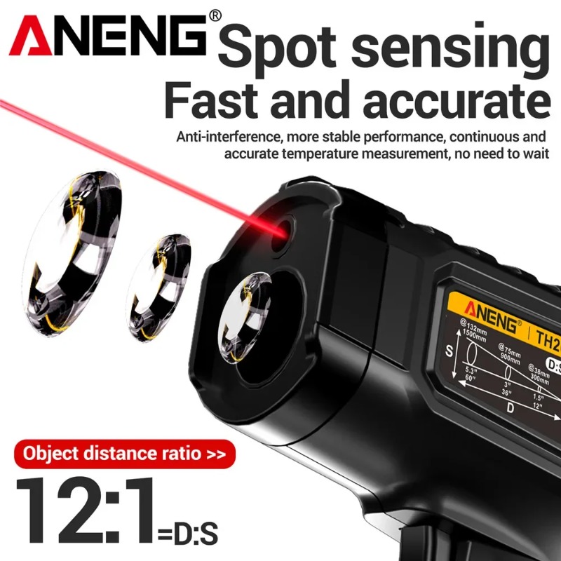 ANENG TH202 Przemysłowy Termom – Industrial Laser Tool recenzja i cena