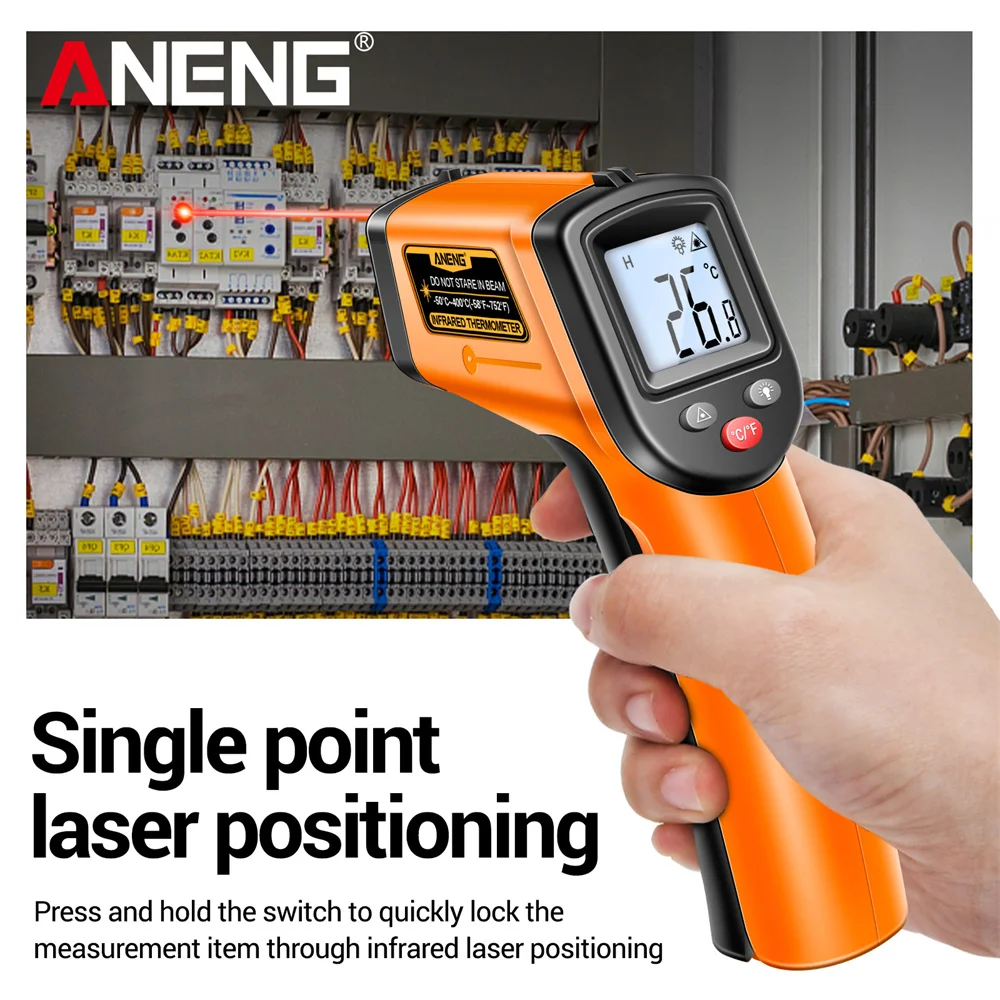ANENG TH201 Cyfrowy termometr  – Industrial Laser Tool recenzja i cena